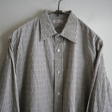 NICENESS DOBBY STRIPE REGULAR COLLAR DRESS SHIRT "CLEMENT"