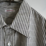 NICENESS DOBBY STRIPE REGULAR COLLAR DRESS SHIRT "CLEMENT"
