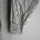 NICENESS DOBBY STRIPE REGULAR COLLAR DRESS SHIRT "CLEMENT"