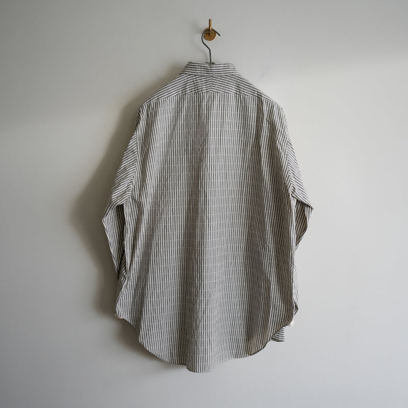 NICENESS DOBBY STRIPE REGULAR COLLAR DRESS SHIRT "CLEMENT"