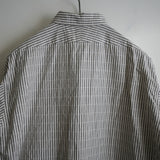 NICENESS DOBBY STRIPE REGULAR COLLAR DRESS SHIRT "CLEMENT"