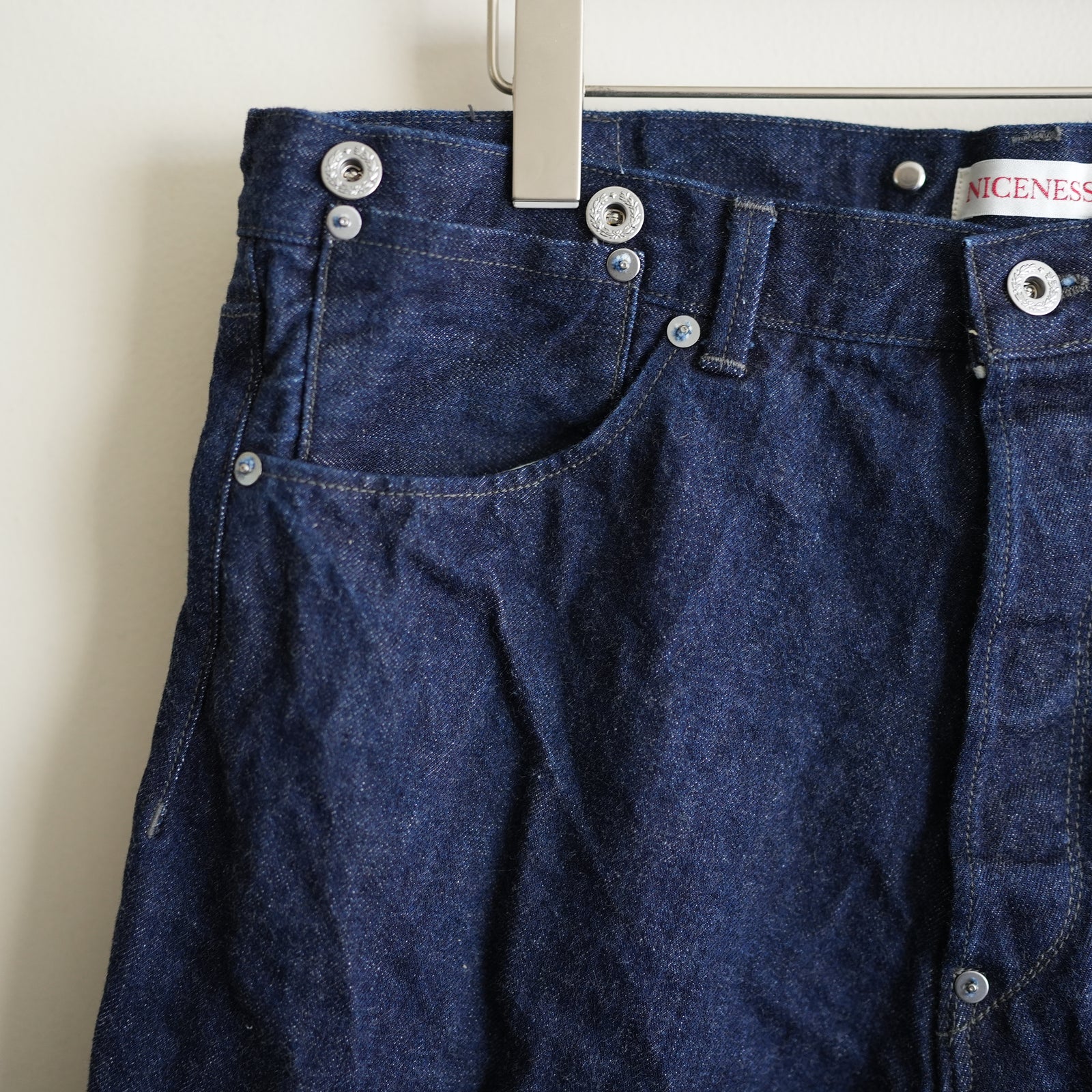 NICENESS 14oz DENIM CARPENTER PANTS 