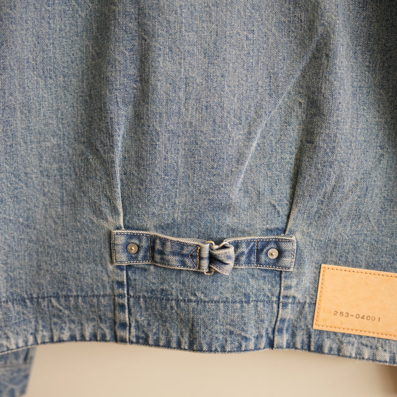 YOUTH OF THE WATER WASHED DENIM PULLOVER JACKET
