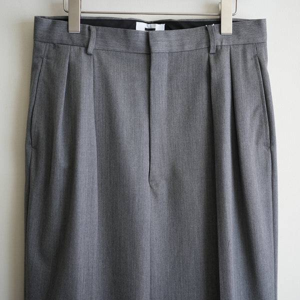 REVERBERATE FINE WOOL WIDE SUIT TROUSERS