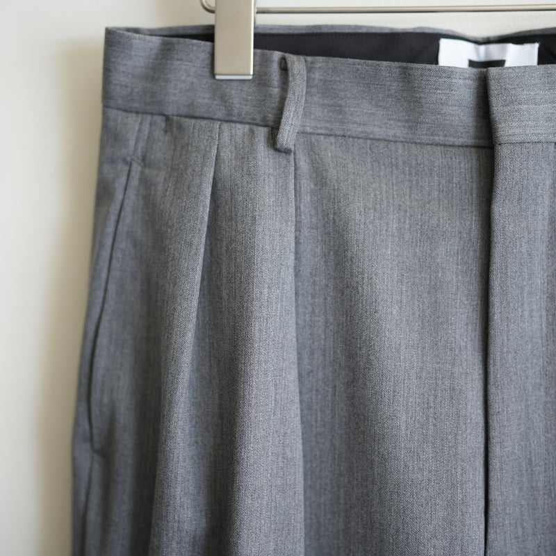 REVERBERATE FINE WOOL WIDE SUIT TROUSERS