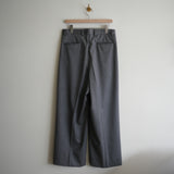 REVERBERATE FINE WOOL WIDE SUIT TROUSERS