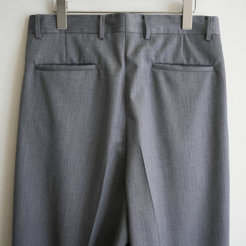 REVERBERATE FINE WOOL WIDE SUIT TROUSERS