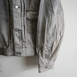 ANCELLM AIGING DENIM JACKET TYPE-01 BLACK