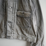 ANCELLM AIGING DENIM JACKET TYPE-01 BLACK