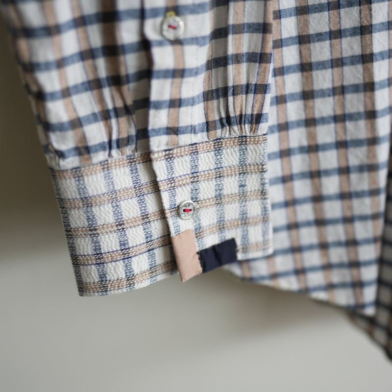 MAATEE&SONS KHADI COTTON GUPTA WESTERN SHIRT WHITE