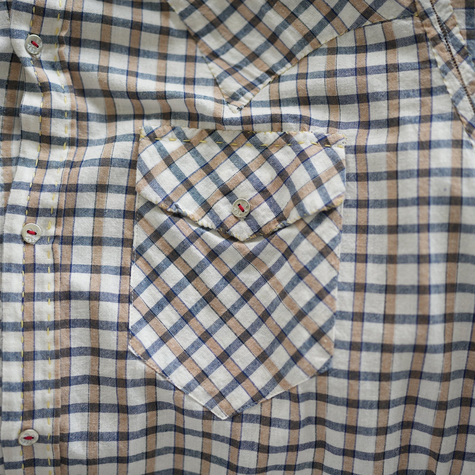 【MAATEE&SONS】 GUPTA KHADI COTTON SHIRTS MAATEE&SONS KHADI COTTON GUPTA WESTERN SHIRT WHITE – RASSEMBLE