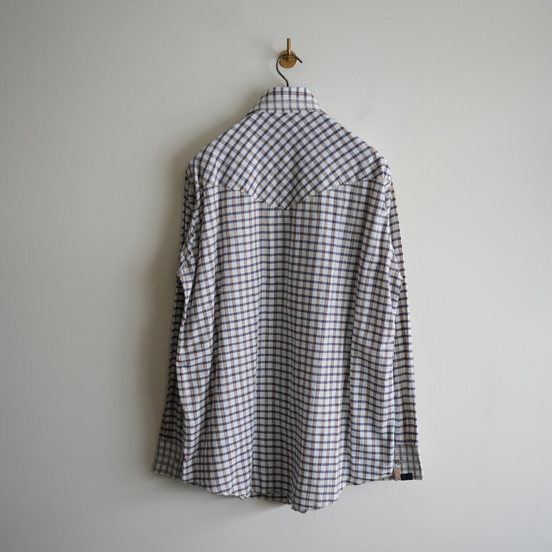 MAATEE&SONS KHADI COTTON GUPTA WESTERN SHIRT WHITE