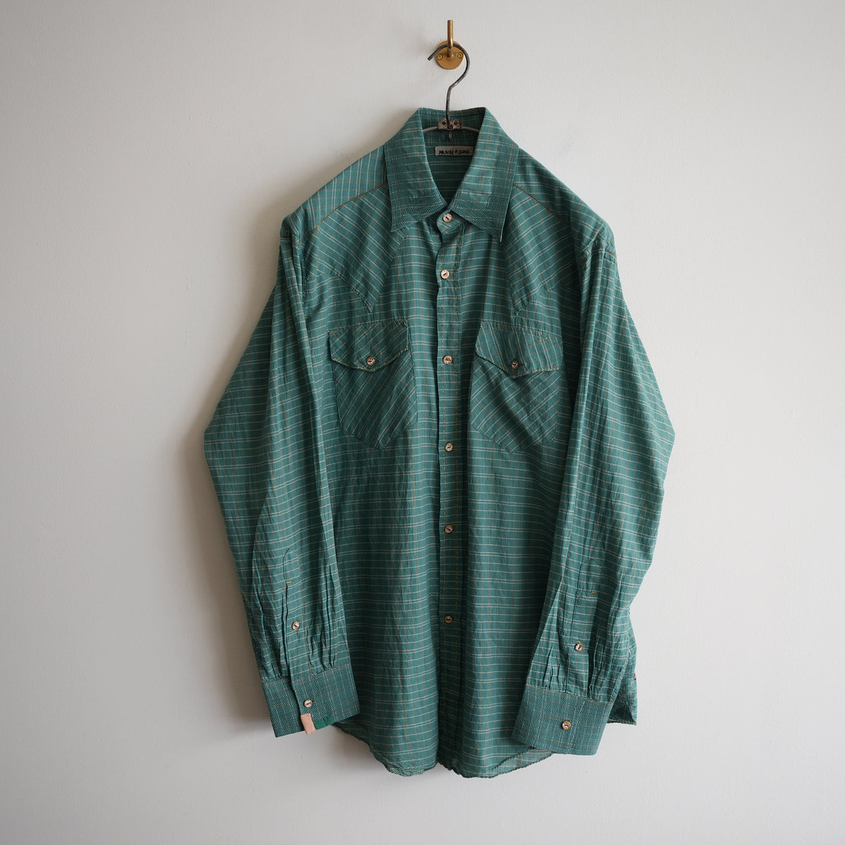 MAATEE&SONS ドゥルン　2 MAATEE&SONS / Set Up Trouser 2 (Navy Stripe) | twelve