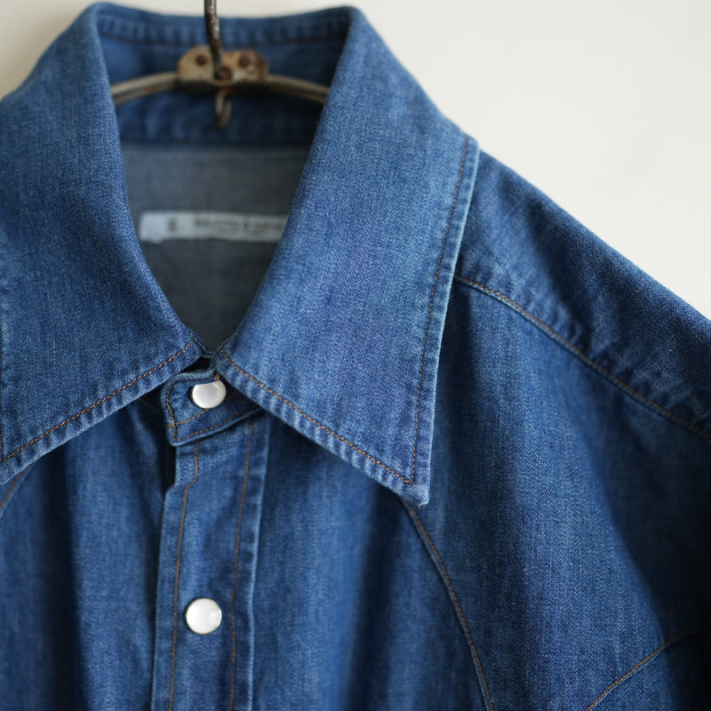 MAATEE&SONS LIGHT OZ DENIM チグハグ WESTERN SHIRT – RASSEMBLE