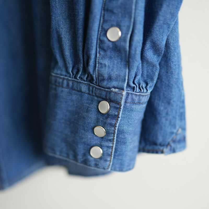 MAATEE&SONS LIGHT OZ DENIM チグハグ WESTERN SHIRT – RASSEMBLE