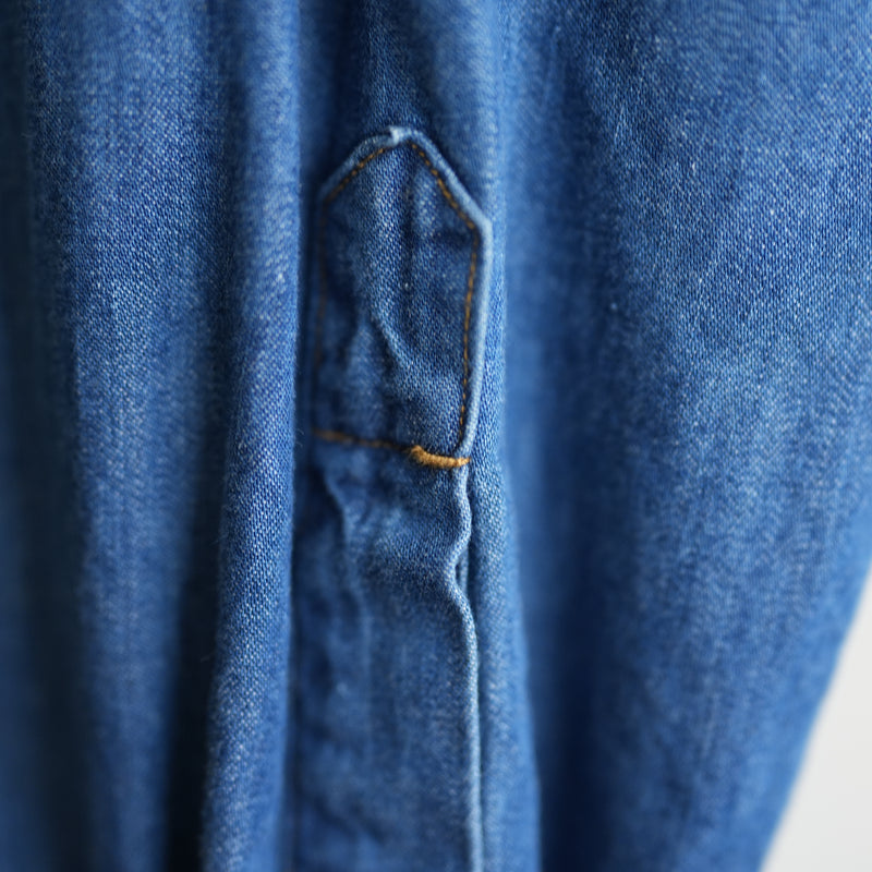 MAATEE&SONS LIGHT OZ DENIM チグハグ WESTERN SHIRT