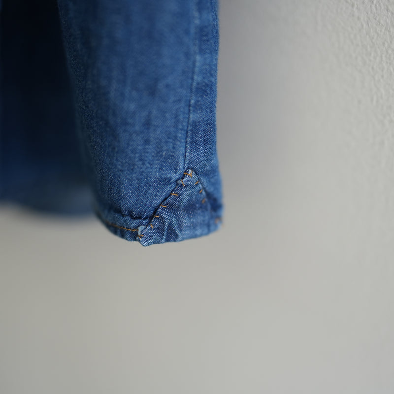 MAATEE&SONS LIGHT OZ DENIM チグハグ WESTERN SHIRT