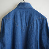 MAATEE&SONS LIGHT OZ DENIM チグハグ WESTERN SHIRT