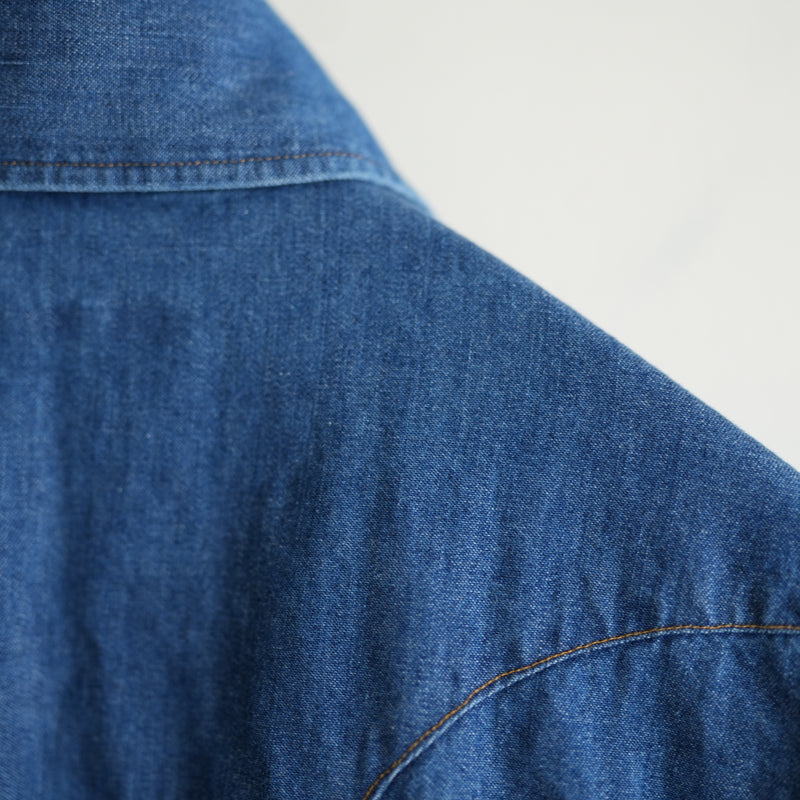 MAATEE&SONS LIGHT OZ DENIM チグハグ WESTERN SHIRT