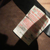NICENESS CORE BROWN LAMB LEATHER SHOULDER BAG "U.LOWE"