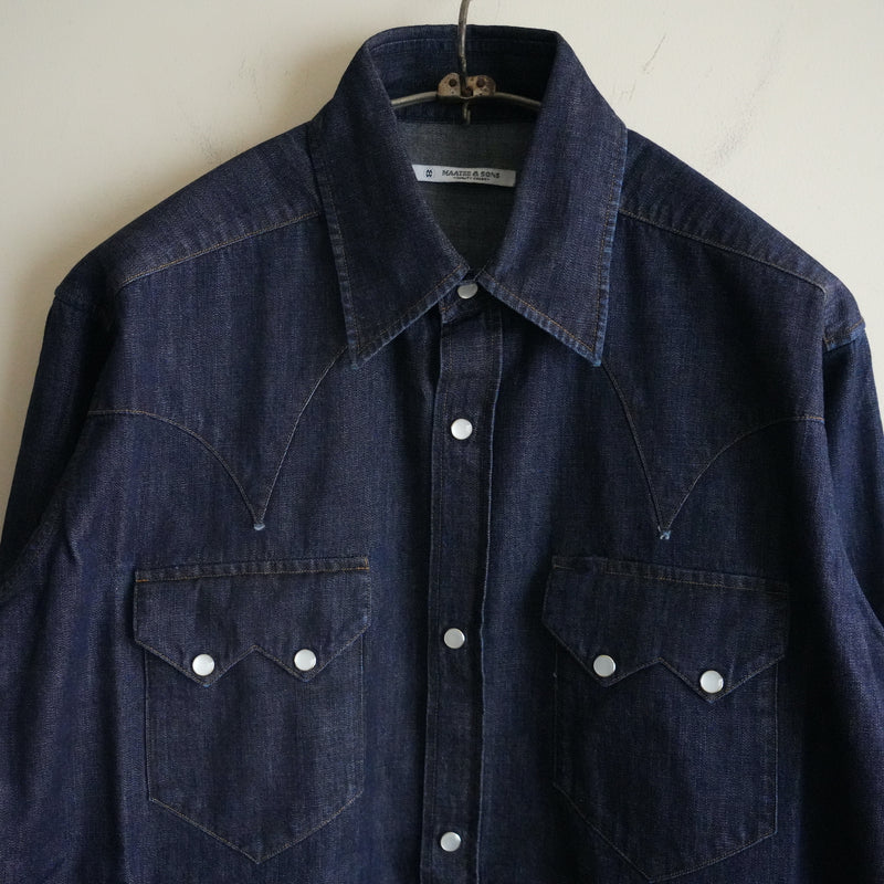 MAATEE&SONS Denim Chigu-Hagu Western Shirt – RASSEMBLE