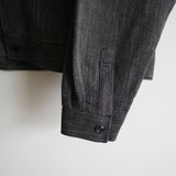 ANCELLM MELANGE WOOL WORK SHIRT BLOUSON