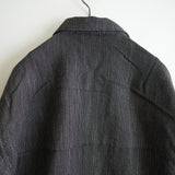 ANCELLM MELANGE WOOL WORK SHIRT BLOUSON