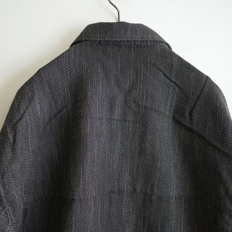 ANCELLM MELANGE WOOL WORK SHIRT BLOUSON