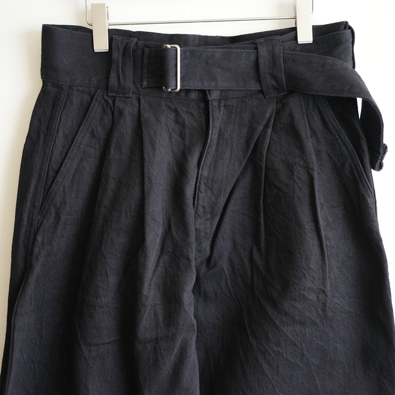 barbell object belted pants