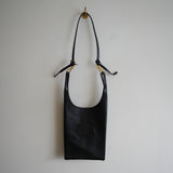 NICENESS CORE BROWN LAMB LEATHER SHOULDER BAG "U.LOWE"