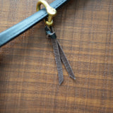 NICENESS CORE BROWN LAMB LEATHER SHOULDER BAG "U.LOWE"