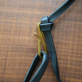 NICENESS CORE BROWN LAMB LEATHER SHOULDER BAG "U.LOWE"