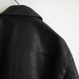 ULTERIOR CALF LEATHER FLIGHT JACKET