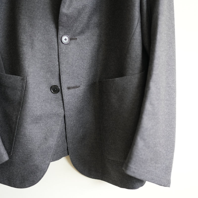 HEUGN WOOL FLANNEL UNCON JACKET "Henrri"