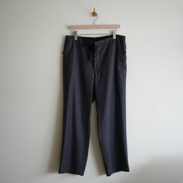 HEUGN WOOL FLANNEL EASY TROUSER "Glen"