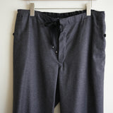 HEUGN WOOL FLANNEL EASY TROUSER "Glen"