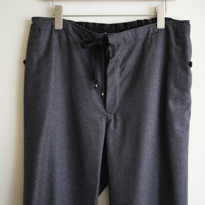 HEUGN WOOL FLANNEL EASY TROUSER "Glen"