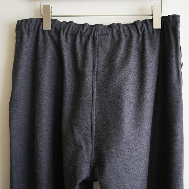 HEUGN WOOL FLANNEL EASY TROUSER "Glen"