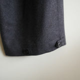 HEUGN WOOL FLANNEL EASY TROUSER "Glen"