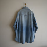 MAATEE&SONS FADE DENIM SHIRT COVERALL