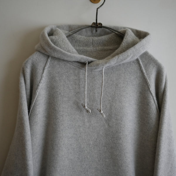 MAATEE&SONS CASHMERE PILE HOODIE