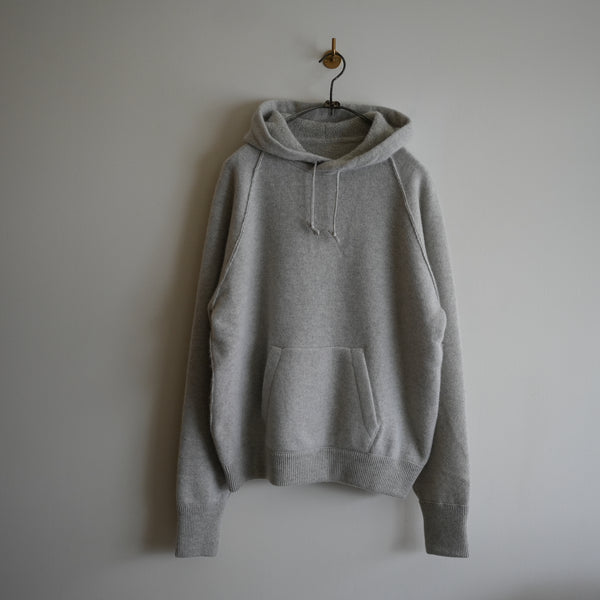 MAATEE&SONS CASHMERE PILE HOODIE