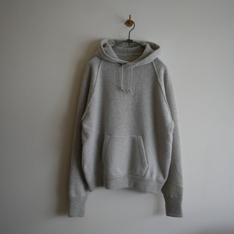 MAATEE&SONS CASHMERE PILE HOODIE