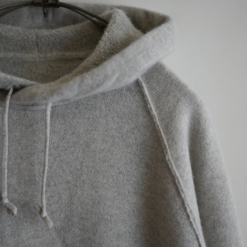 MAATEE&SONS CASHMERE PILE HOODIE