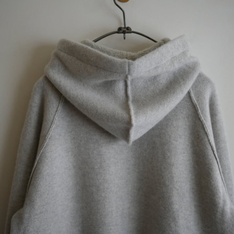 MAATEE&SONS CASHMERE PILE HOODIE