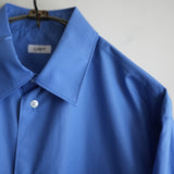 LOEFF ALUMO BROAD REGULAR COLLAR SHIRT COBALT