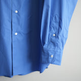 LOEFF ALUMO BROAD REGULAR COLLAR SHIRT COBALT