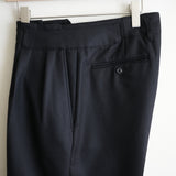 ULTERIOR SUPER FINE LIGHT MELTON TUCKED TROUSERS