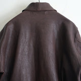 NICENESS Buffalo Leather A-2N Aviator Jacket "FLASH"