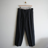 NICENESS NEO HERRINGBONE FLYING V TROUSERS "H.SCENKER"